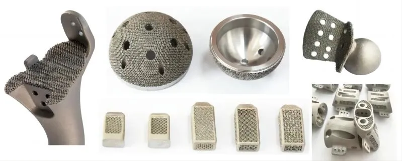 Titanium alloy orthopedic implant formed by SEBM technology